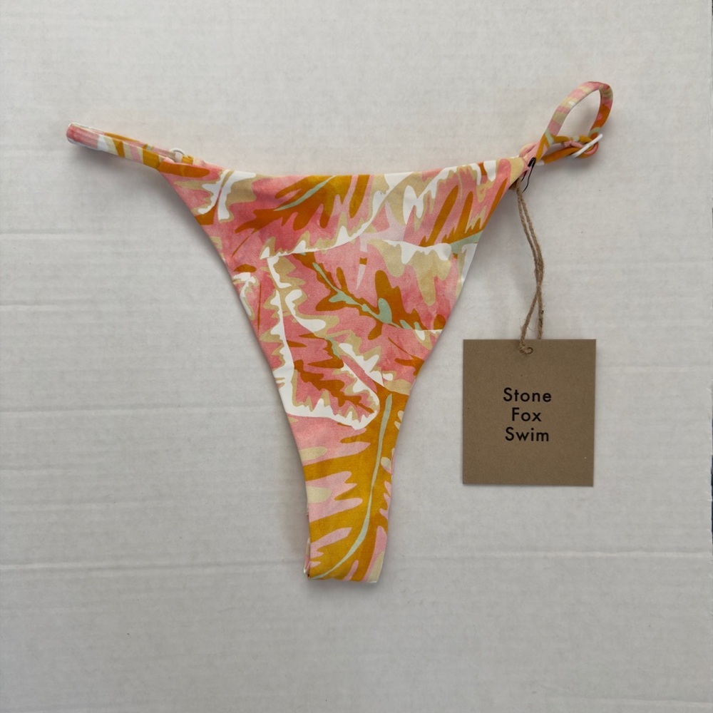 STONE FOX SWIM Isle Bikini Bottom in Hot Tropix - Picture 4 of 10